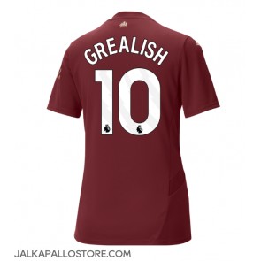 Manchester City Jack Grealish #10 Kolmaspaita Naisten 2024-25 Lyhythihainen